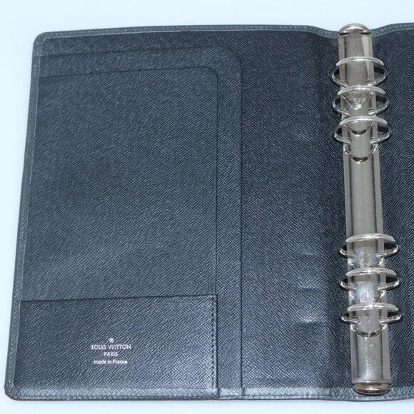 LOUIS VUITTON Taiga Agenda GM Day Planner Cover Black - Picture 11 of 16